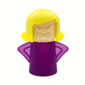 Angry Mama: Limpador de Micro-ondas com Vapor – Eficiente, Sem Químicos e Super Divertido!