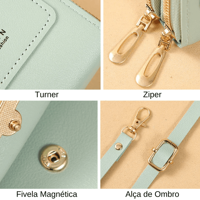 Bolsa Carteira Touch Screen