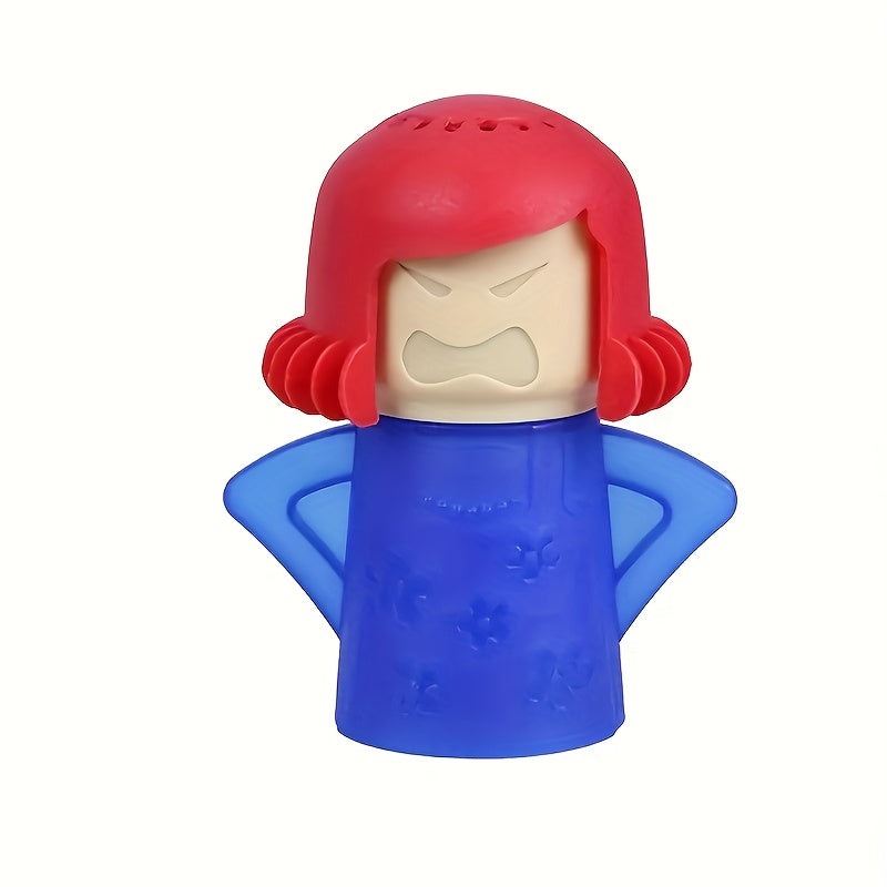 Angry Mama: Limpador de Micro-ondas com Vapor – Eficiente, Sem Químicos e Super Divertido!