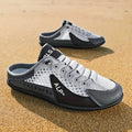 Sandálias de Salto para Homens - Estilo Casual com Material PU Respirável e Sola de PVC Durável