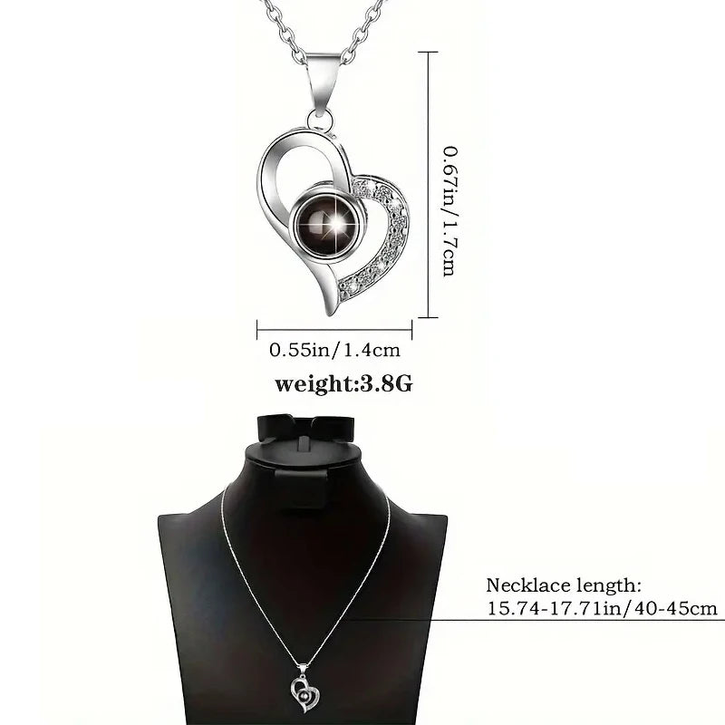 Colar Rosa Premium - Gift Set Completo