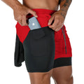 Shorts de Corrida Camuflados para Homens - Variante: Verde Camuflado