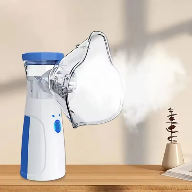 Nebulizador Médico Portátil USB – Alívio Silencioso e Poderoso para Sua Respiração, a Qualquer Hora e Lugar!