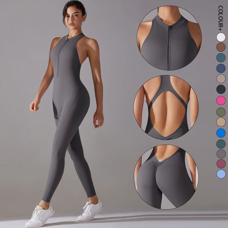 Macacão Esportivo para Mulheres - Controle de Barriga e Levantamento de Bumbum