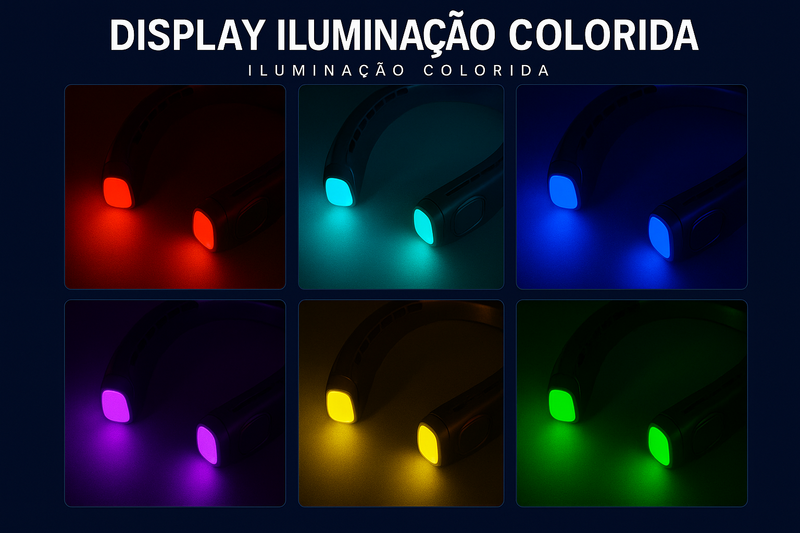 Display Iluminação Colorida