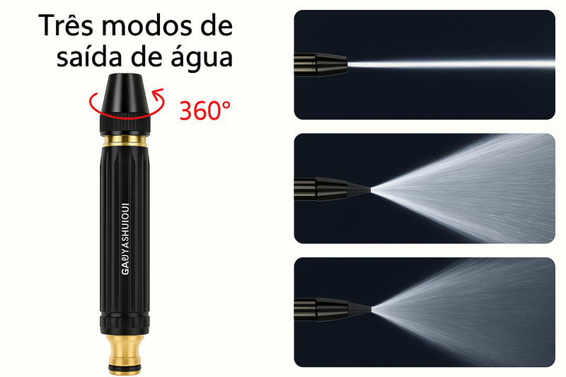 💦 Pistola de Água de Alta Pressão – Potência, Versatilidade e Conforto em Suas Mãos!