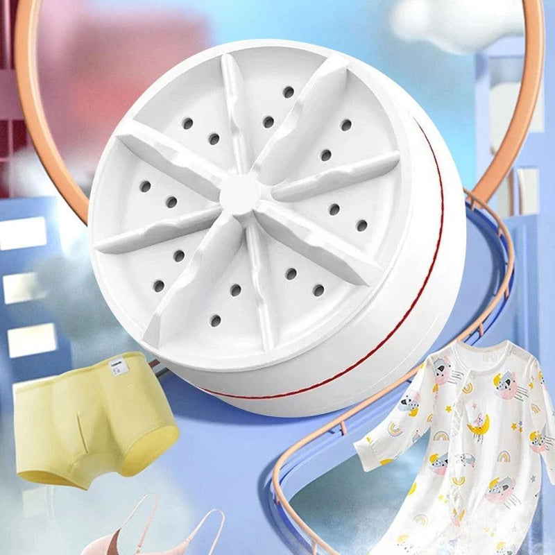 Mini Máquina de Lavar Híbrida Modern Lar™ / Transforme Qualquer Recipiente em uma Máquina de Lavar Eficiente!