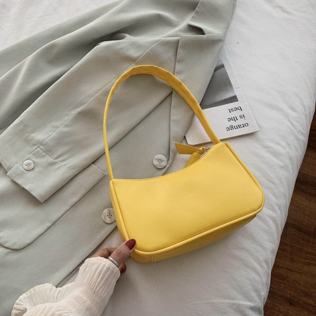 Bolsa Feminina de Ombro Pequena Vintage