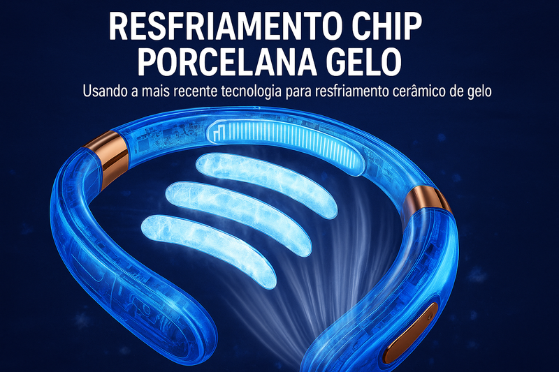 Resfriamento Chip Porcelana Gelo