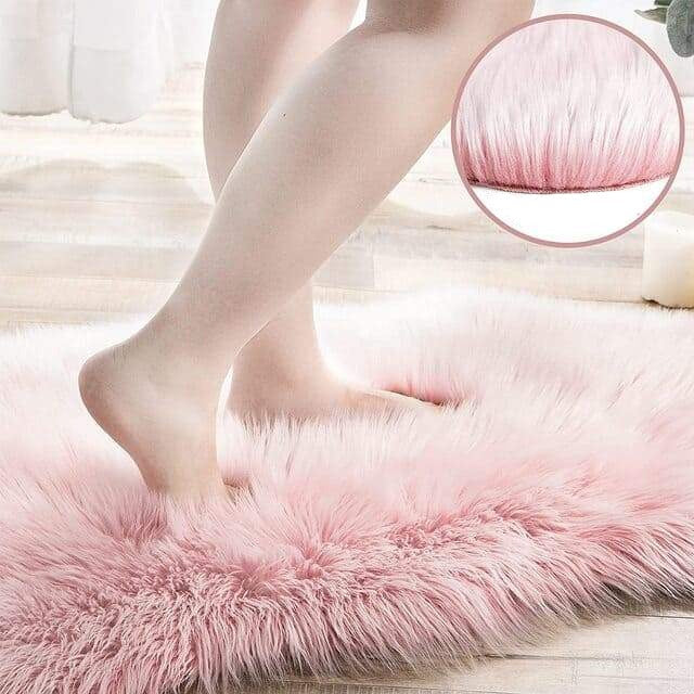 Tapete para Sala Retangular Peludo Liso